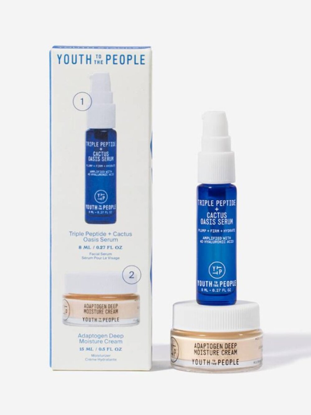 Youth To The People Plump It Up Stacks Travel Set (NIB)